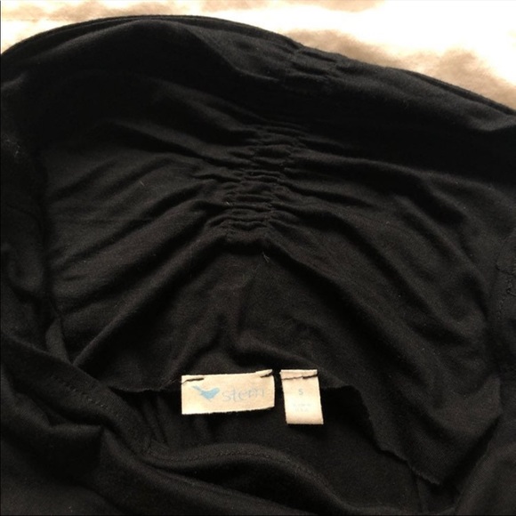 Black Strapless Maxi Dress by Stem - Picture 3 of 4